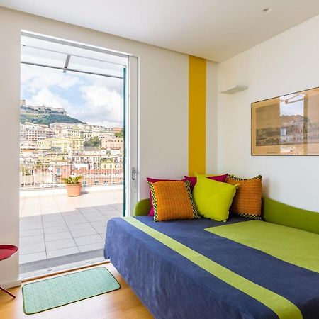 Seaview Terrace 360°& Elegant Loft Apartamento Nápoles Exterior foto