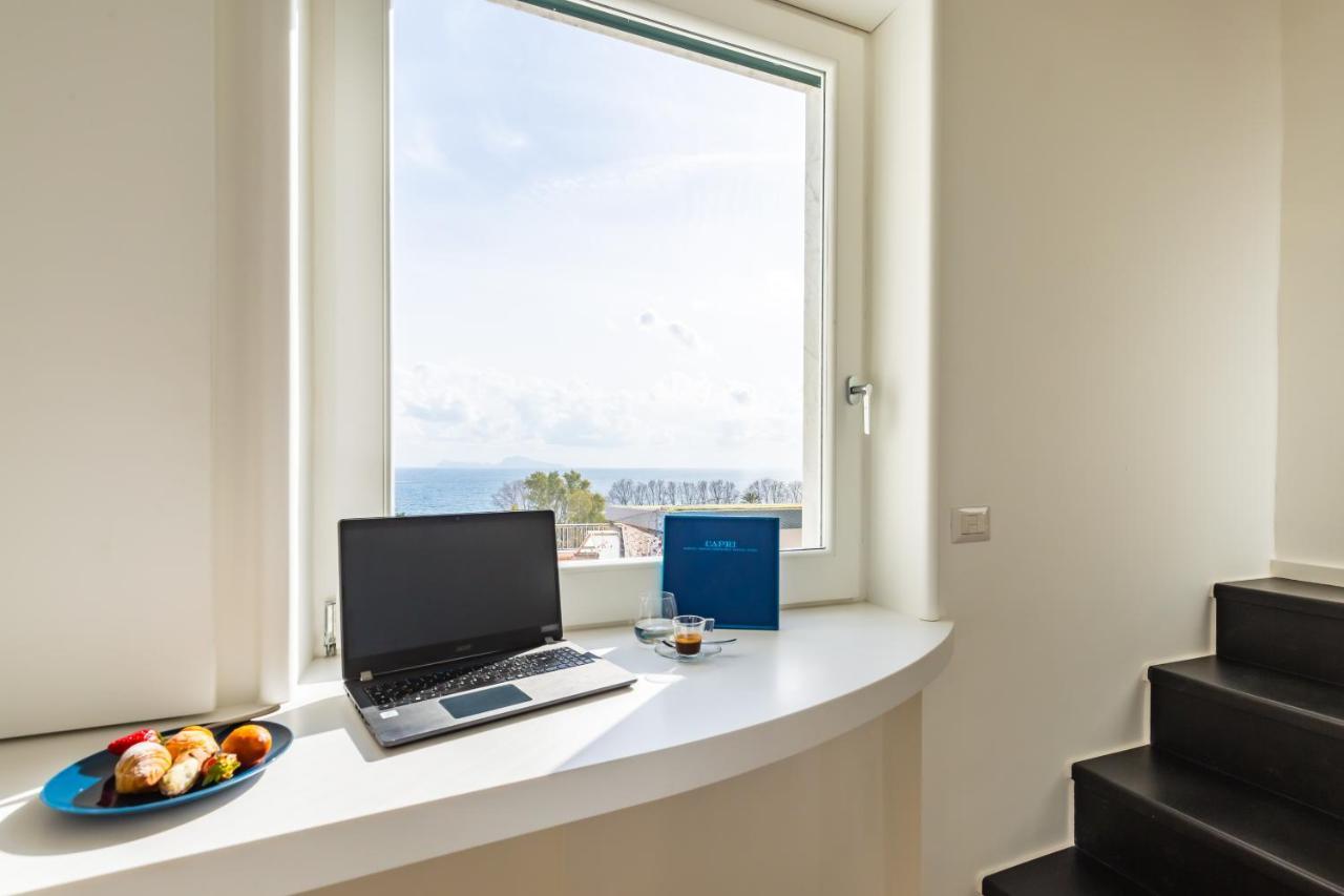 Seaview Terrace 360°& Elegant Loft Apartamento Nápoles Exterior foto