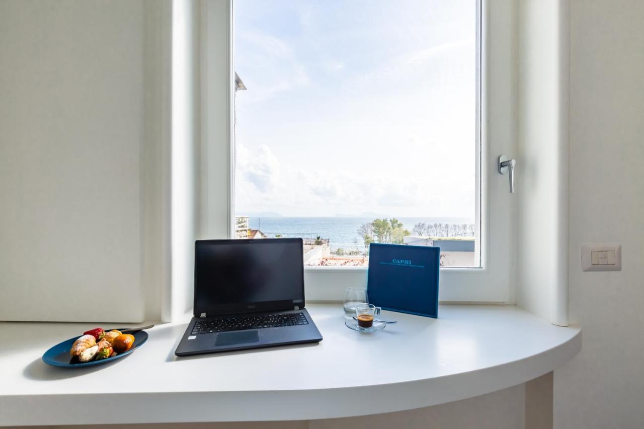 Seaview Terrace 360°& Elegant Loft Apartamento Nápoles Exterior foto