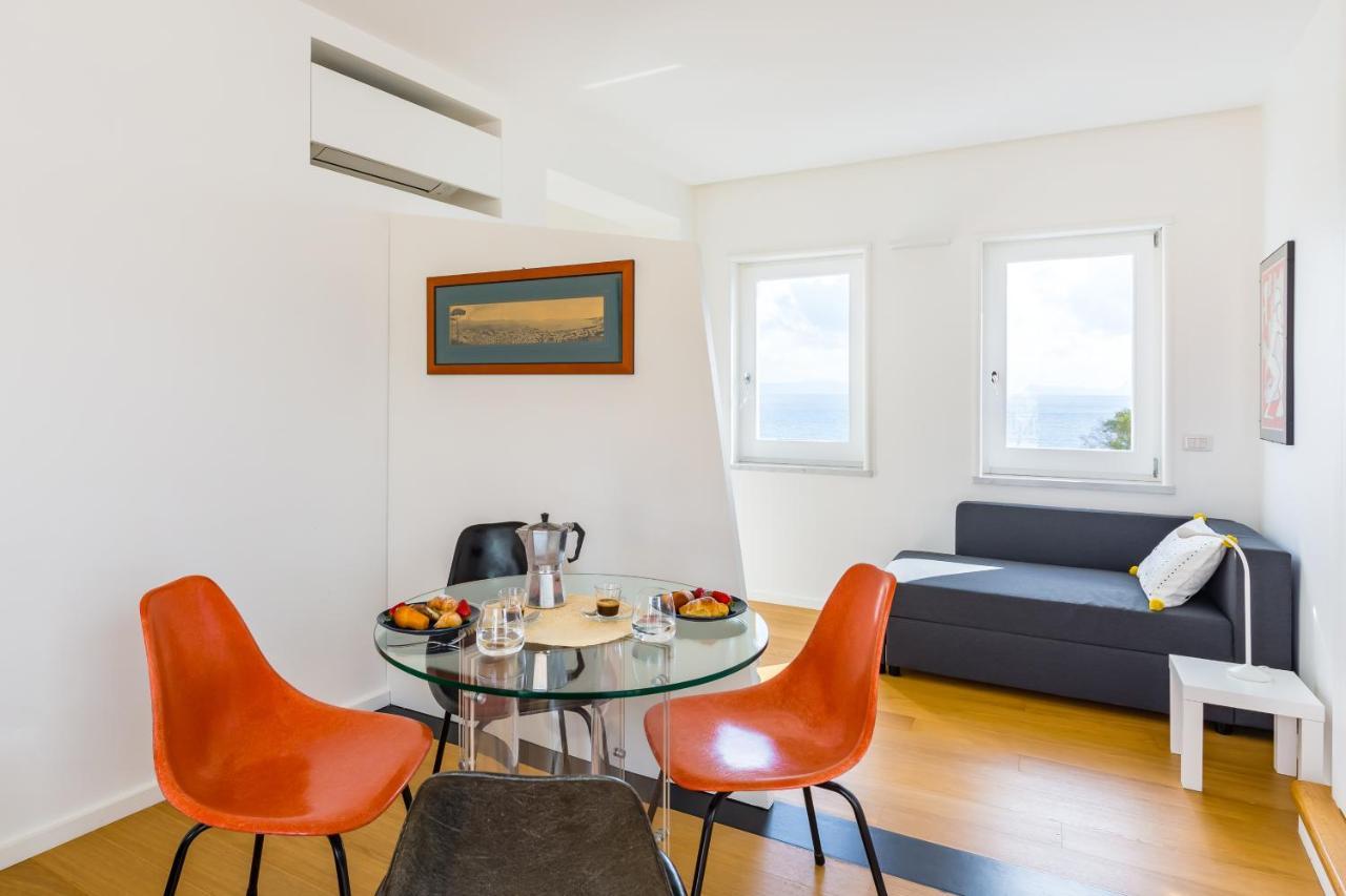 Seaview Terrace 360°& Elegant Loft Apartamento Nápoles Exterior foto