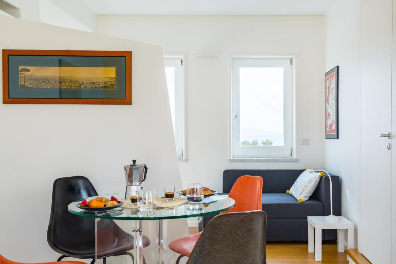 Seaview Terrace 360°& Elegant Loft Apartamento Nápoles Exterior foto