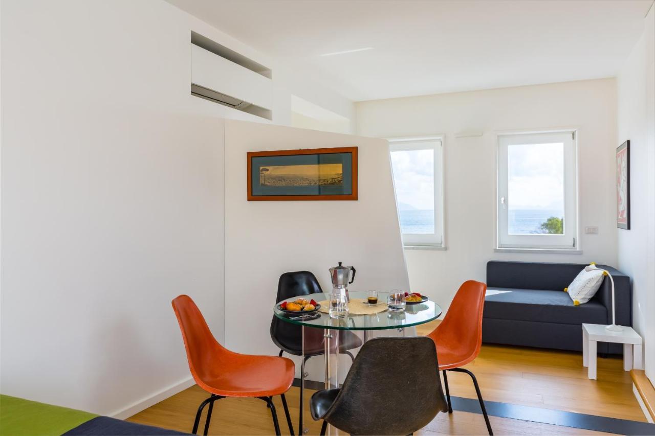 Seaview Terrace 360°& Elegant Loft Apartamento Nápoles Exterior foto
