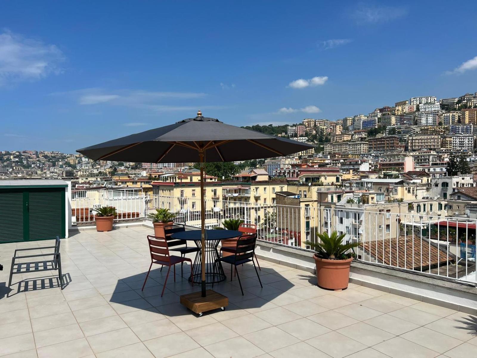 Seaview Terrace 360°& Elegant Loft Apartamento Nápoles Exterior foto